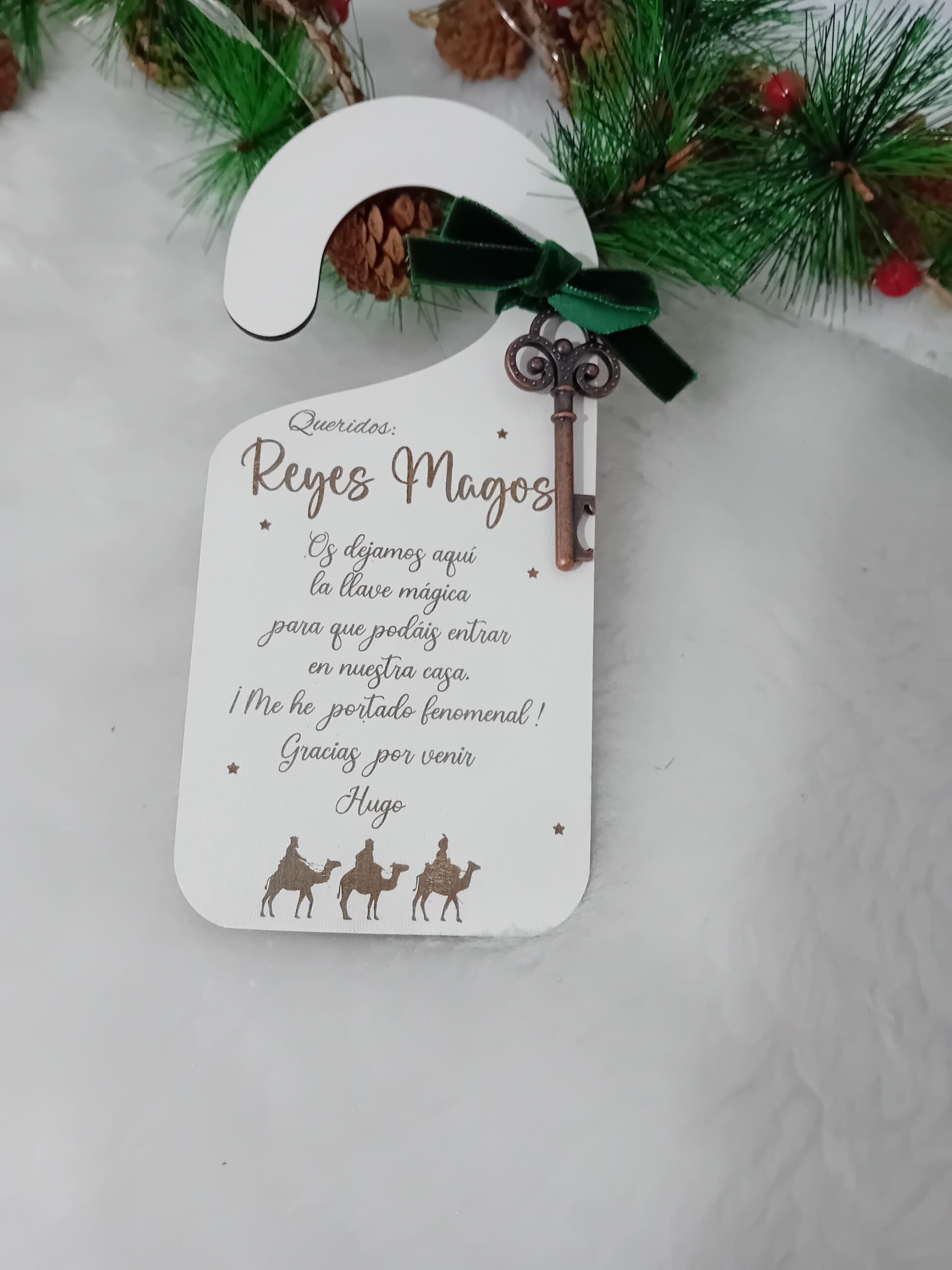 Colgador puerta de Reyes Magos - Imagen 2