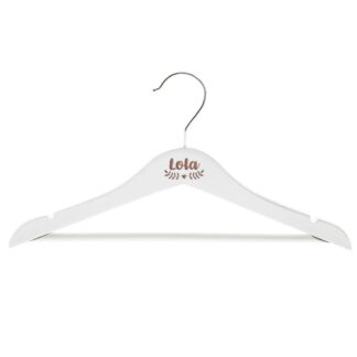 Percha de madera personalizada